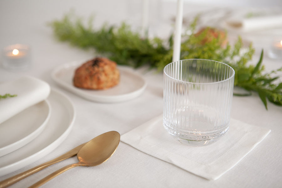 Keten Bardak Altlığı 4’lü Set