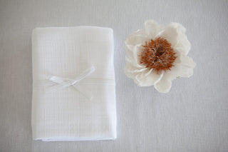 Beyaz Müslin Yastık Kılıfı 2’li Set