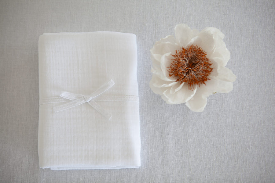 Beyaz Müslin Yastık Kılıfı 2’li Set