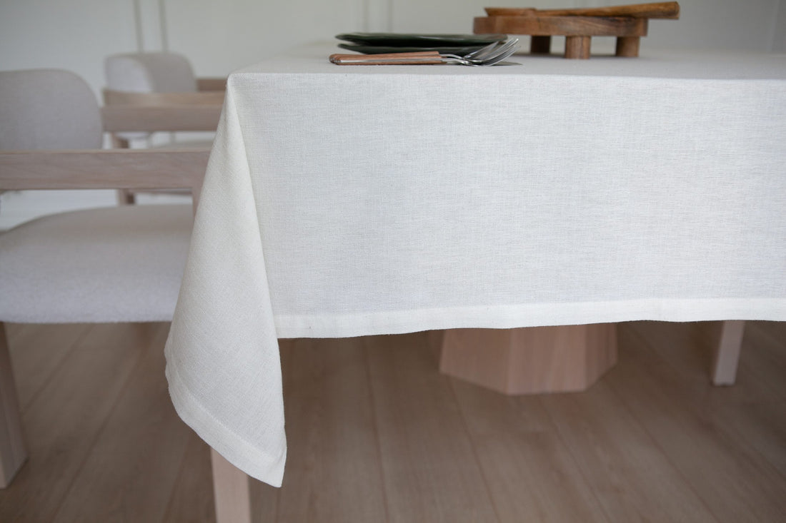 Krem Keten Masa Örtüsü 1.40x2.40