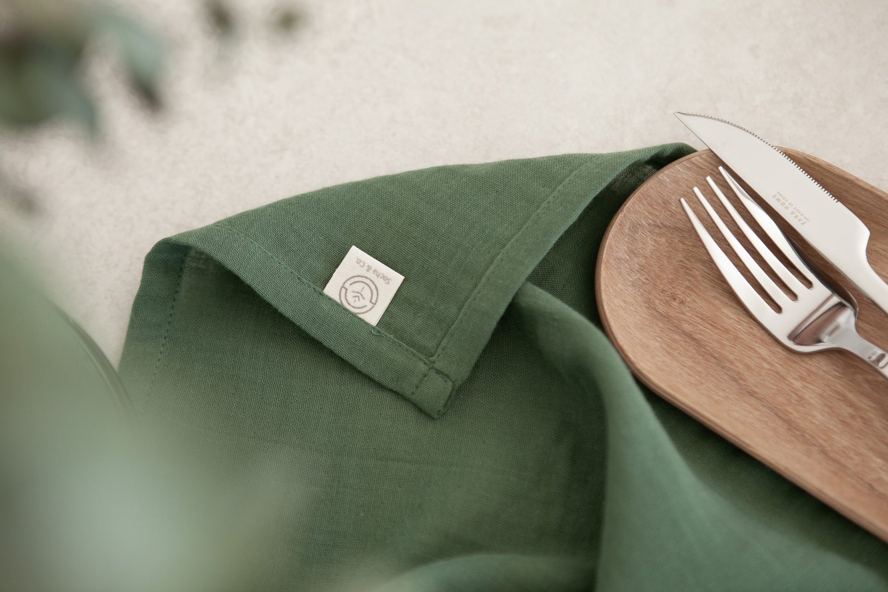 Yeşil Müslin Peçete