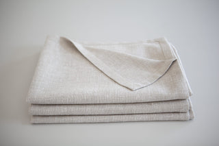 Keten Dokulu Vizon Masa Örtüsü 1.40x2.40