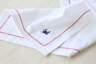 Yengeç Nakışlı Müslin Peçete 2’li Set