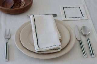 Yeşil Pikolu Bardak Altlığı 4’lü Set