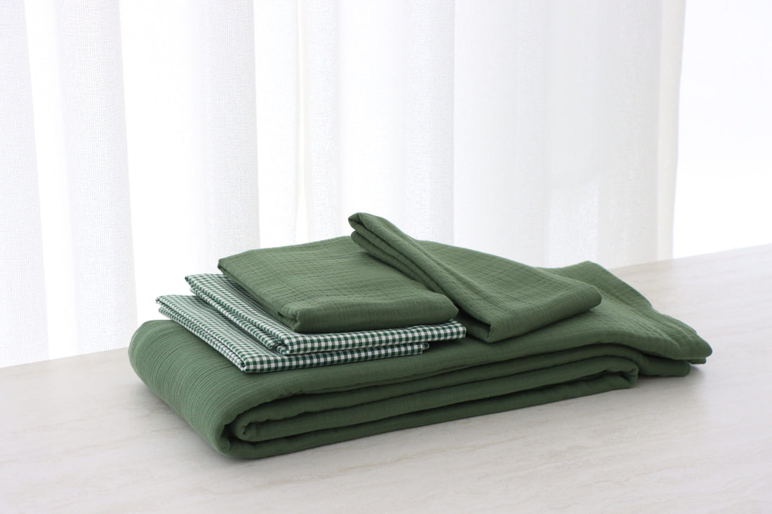 Yeşil Müslin Nevresim Seti