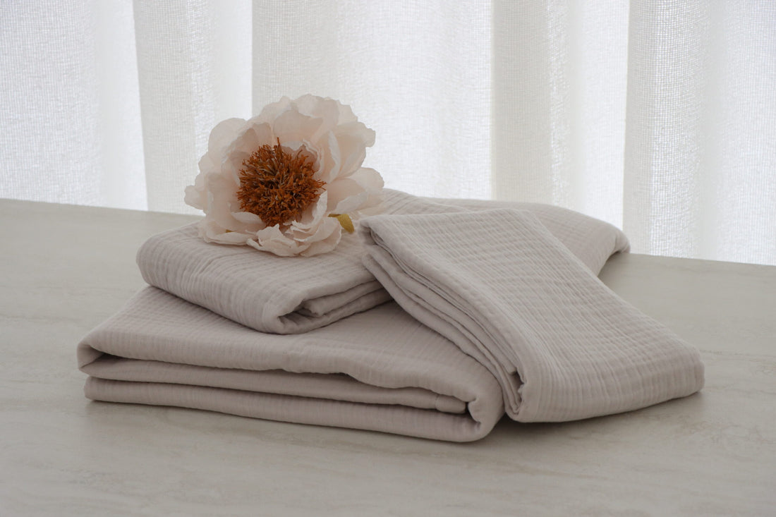 Dört Katlı Vizon Renk Müslin Pike