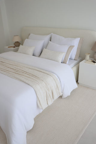 Vizon Renkli Bordürlü Müslin Pike