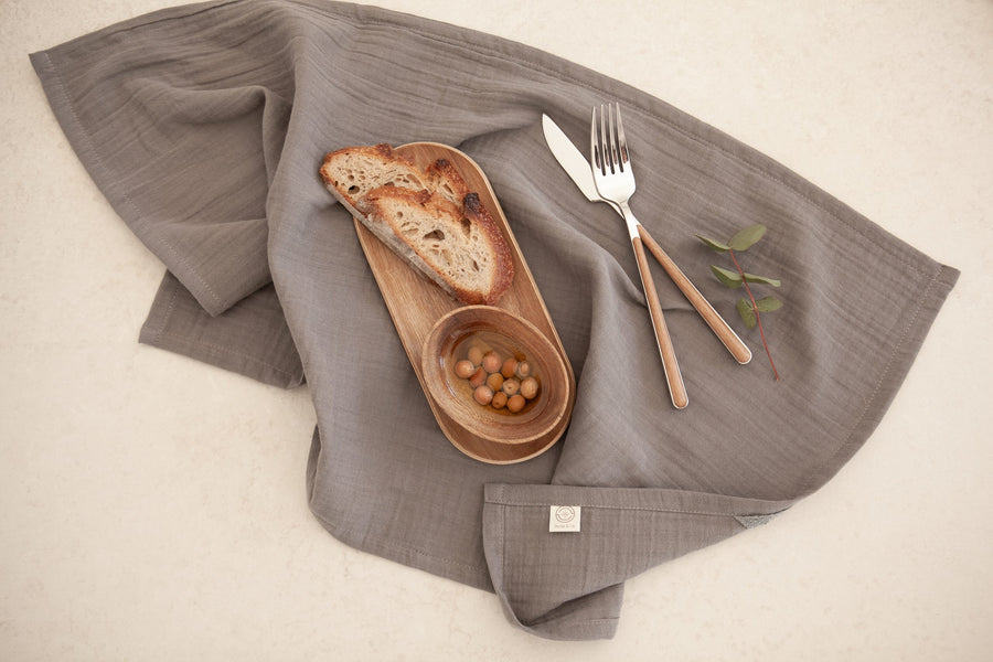 Koyu Vizon Müslin Peçete