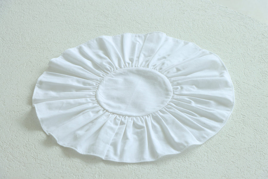 Beyaz Renk Fırfırlı Amerikan Servis