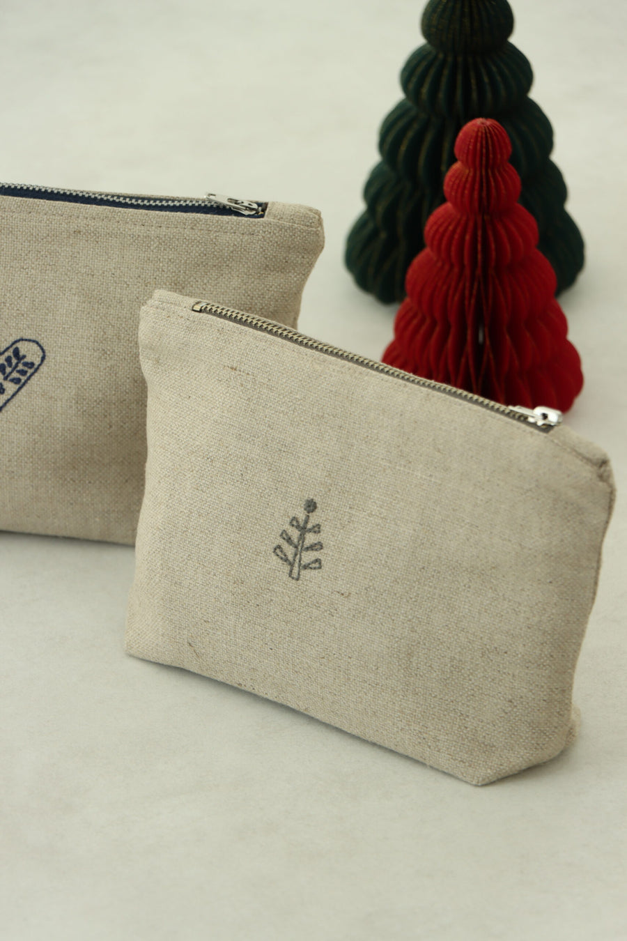 Ağaç Nakışlı Mini Çanta