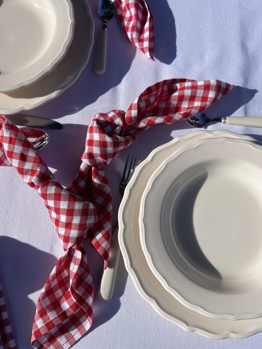 Kırmızı Pötikare Peçete 2’li Set