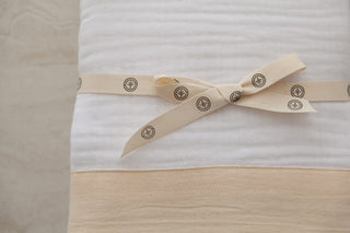 Krem Bordürlü Yastık Kılıfı 2’li Set