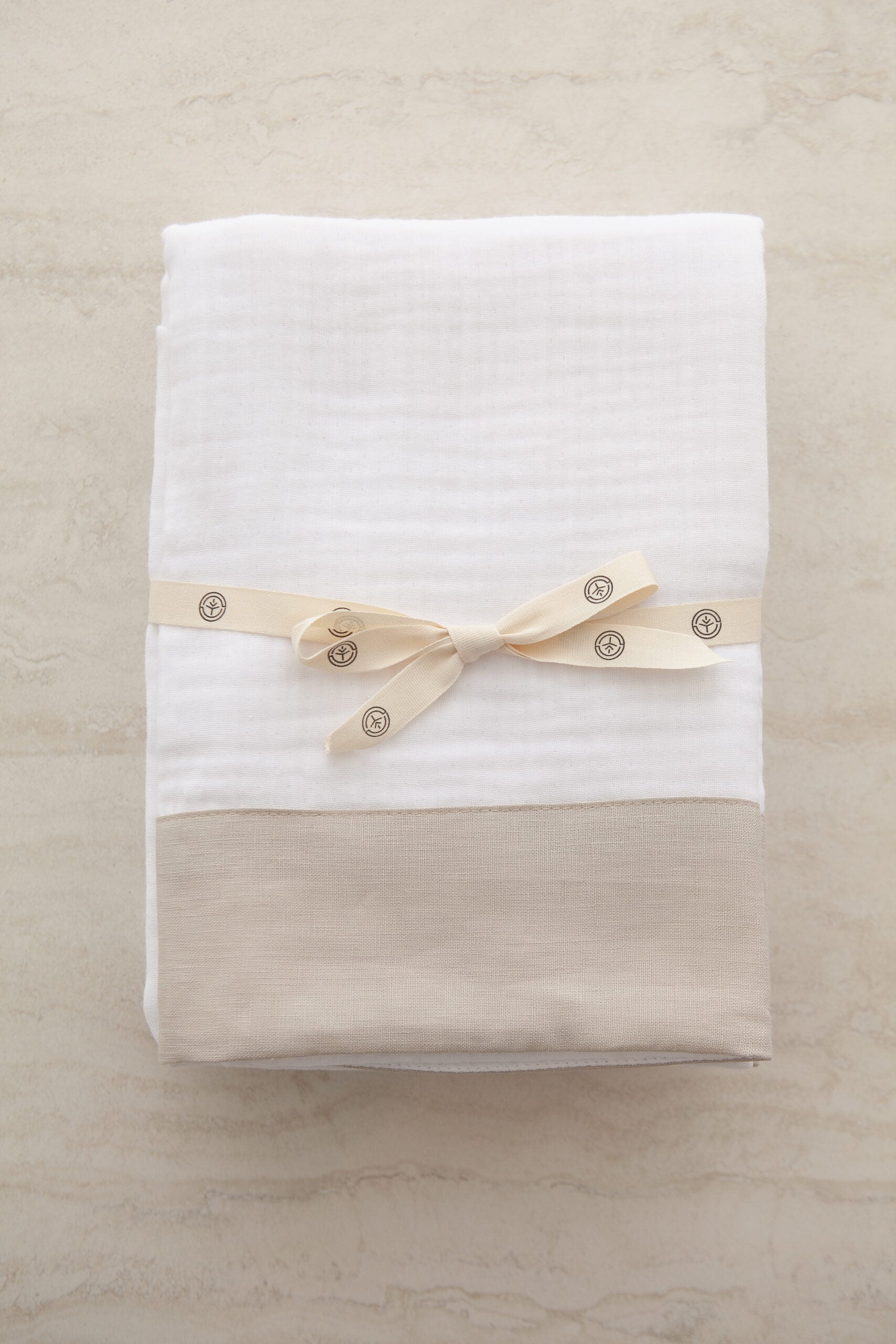 Keten Bordürlü Yastık Kılıfı 2’li Set