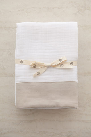 Keten Bordürlü Yastık Kılıfı 2’li Set