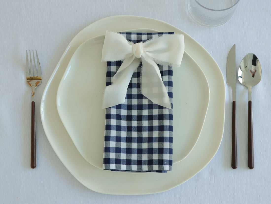 Mavi Pötikare Peçete 2’li Set