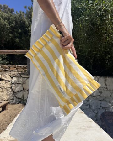 Çizgili El Çantası